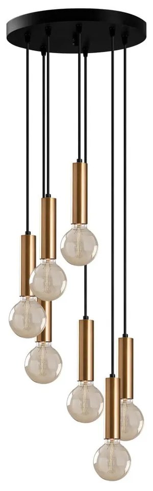 Lustră neagră/aurie ø 40 cm Tempo – Opviq lights