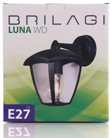 Aplică LED de exterior LUNA 1xE27/60W/230V IP44 Brilagi