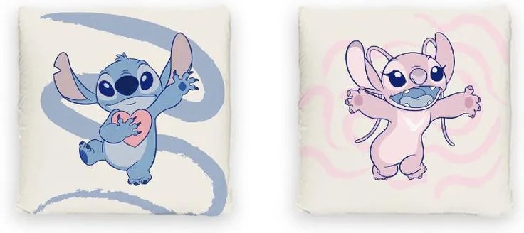 Disney Lilo și Stitch Lovers pernă decorativă 40x40 cm