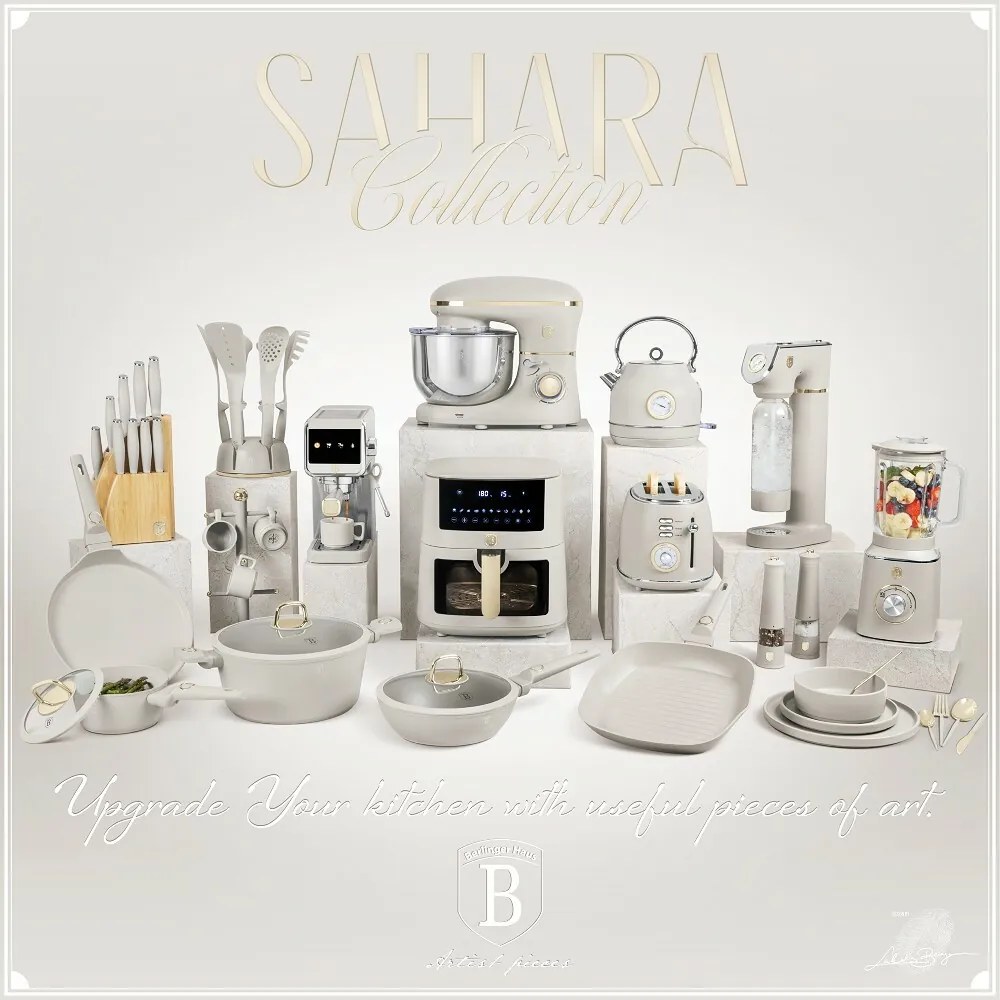 BerlingerHaus Cratiță cu capac și suprafață din titan Sahara 16 cm