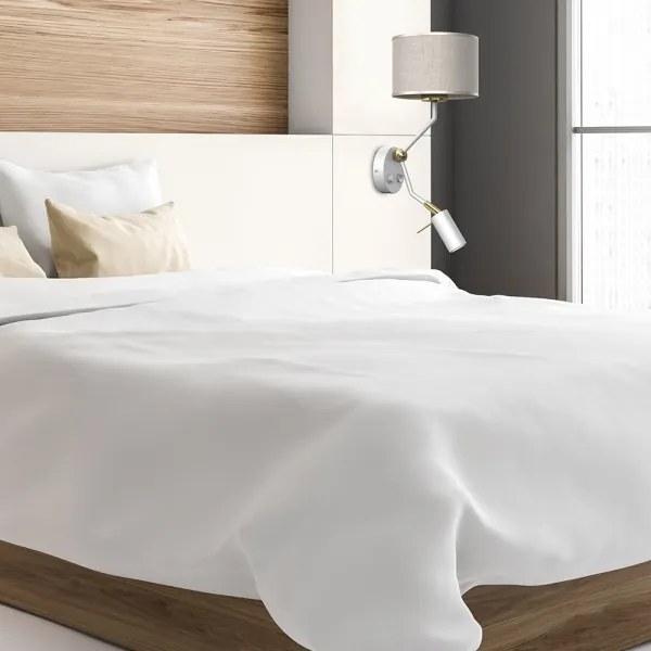 Lampă de perete LINO 1xE27/40W/230V + 1xGU10/MR11/7W