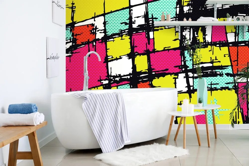 Tapet autoadeziv pop-art de stil