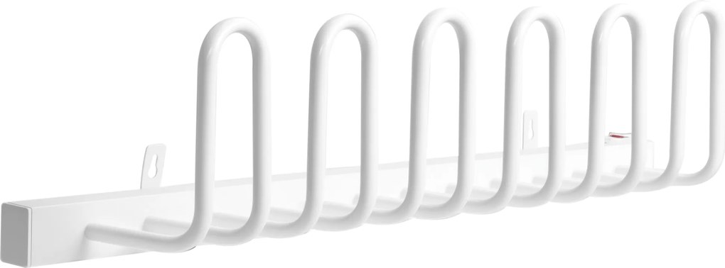 HOMCOM Uscător de încălțăminte, electric, temperatură până la 55° C, montare pe perete, oțel, alb, 76 x 13 x 17cm | Aosom Romania