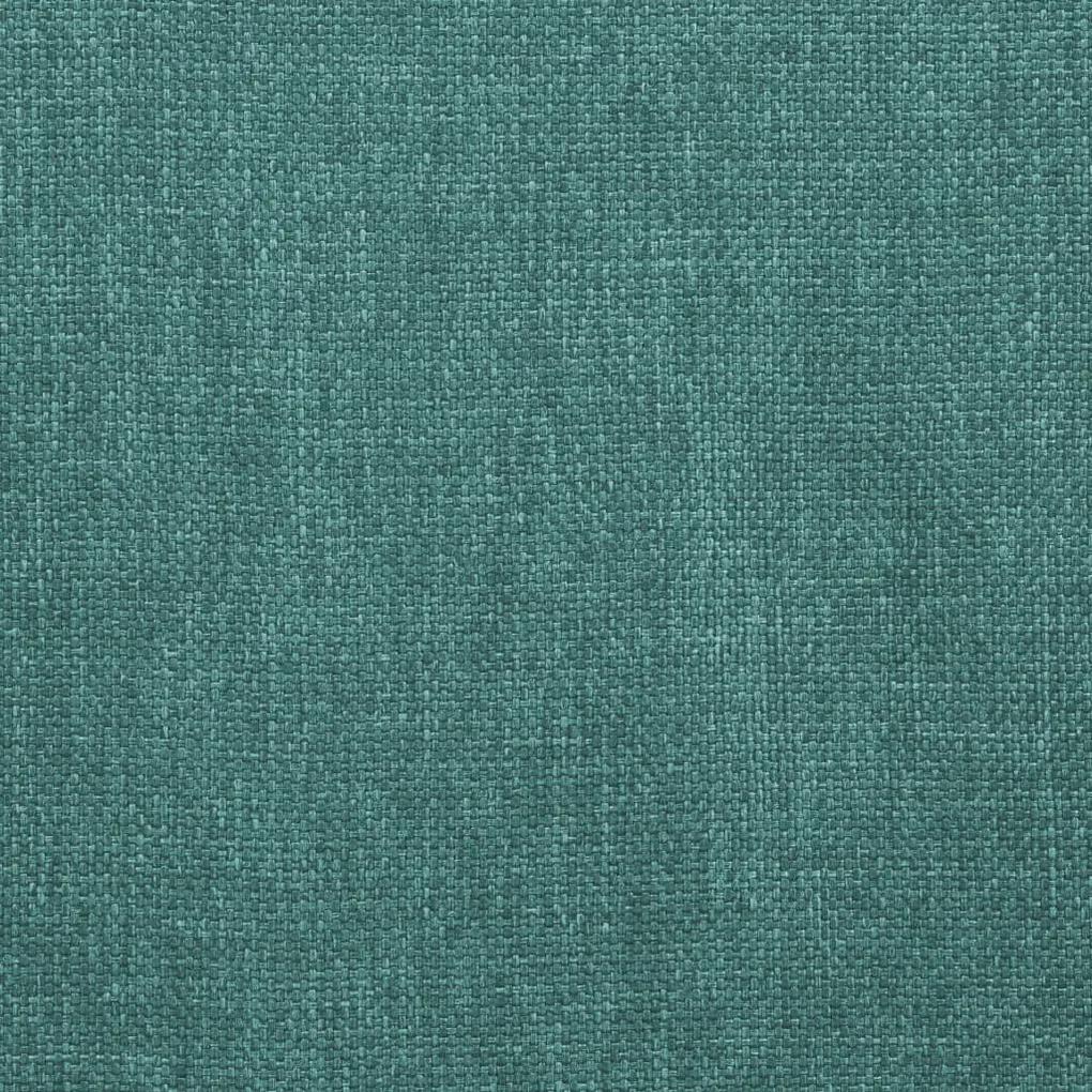 Scaune de bucatarie, 2 buc., verde, material textil 2, Verde