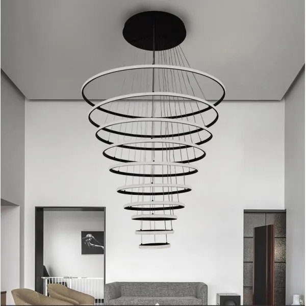 Lustră LED dimabilă aplicată LED/365W/230V 3000-6500K + telecomandă