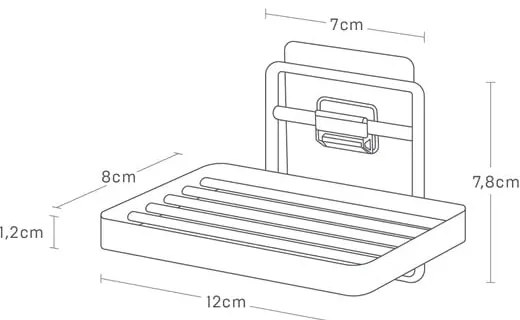 Săpunieră neagră autoadezivă din metal Film Hook – YAMAZAKI