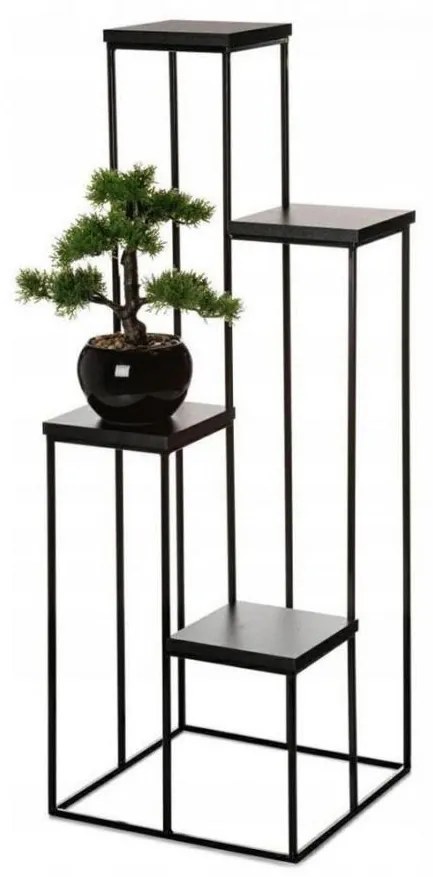 Suport pentru flori KASKADA 110x40 negru