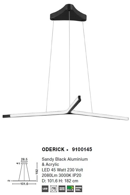 Lustra LED suspendata design modern ODERICK NVL-9100145