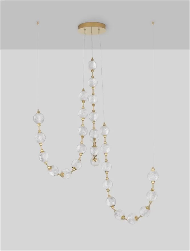 Lustra LED XXL suspendata moderna design elegant BRILLANTE