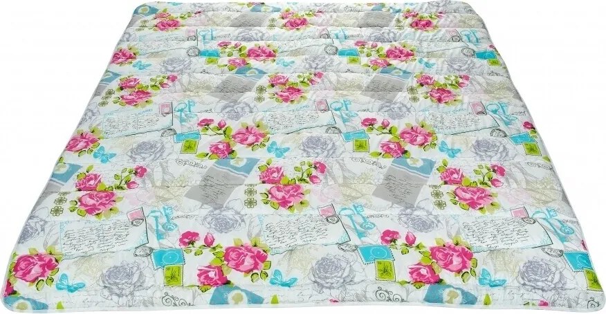 Pilota Alcam Rose microfibra matlasata 250gr/mp, 180x200 cm