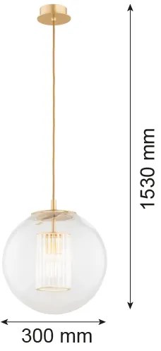 Lustră pe cablu Argon 8626 HAMPTON 1xE27/15W/230V