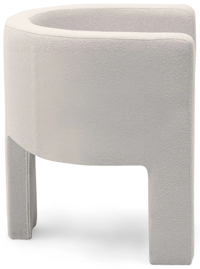 Fotoliu design crem MILU