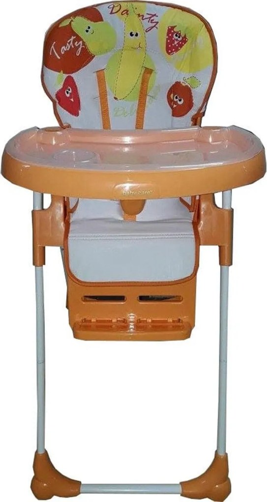 Scaun de masa pentru copii si bebe Baby Care™ reglabil in 3 trepte,pliabil, centura de siguranta, sezut comfortabil, masuta detasabila, functie