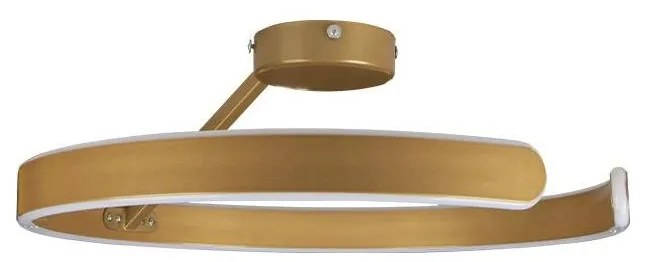 Lustră LED dimabilă aplicată LED/72W/230V 3000-6500K auriu + telecomandă