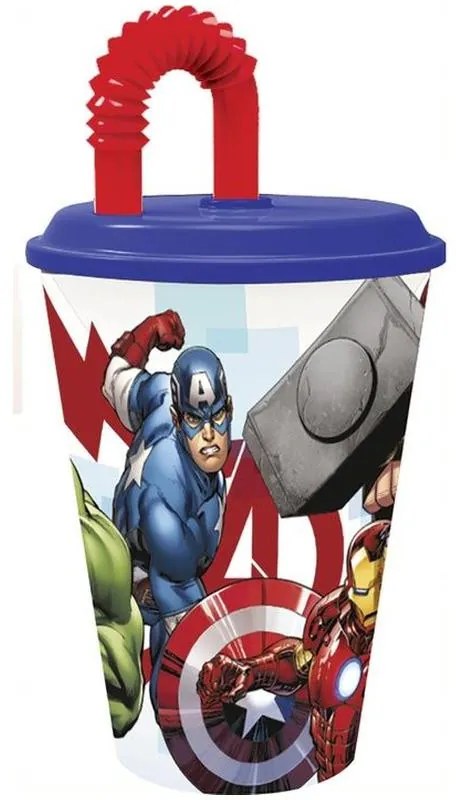 Avengers Pahar cu pai Rolling Thunder, plastic 430 ml