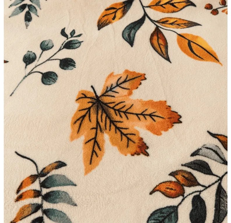 Lenjerie cocolino AUTUMNA crem Dimensiune lenjerie de pat: 2 buc 70 x 90 cm | 200 x 220 cm