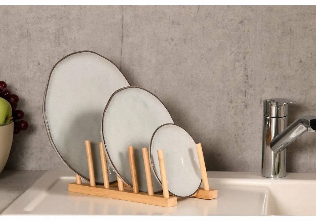Suport pentru 6 farfurii Kesper 58293, 25 x 14 x9,7 cm