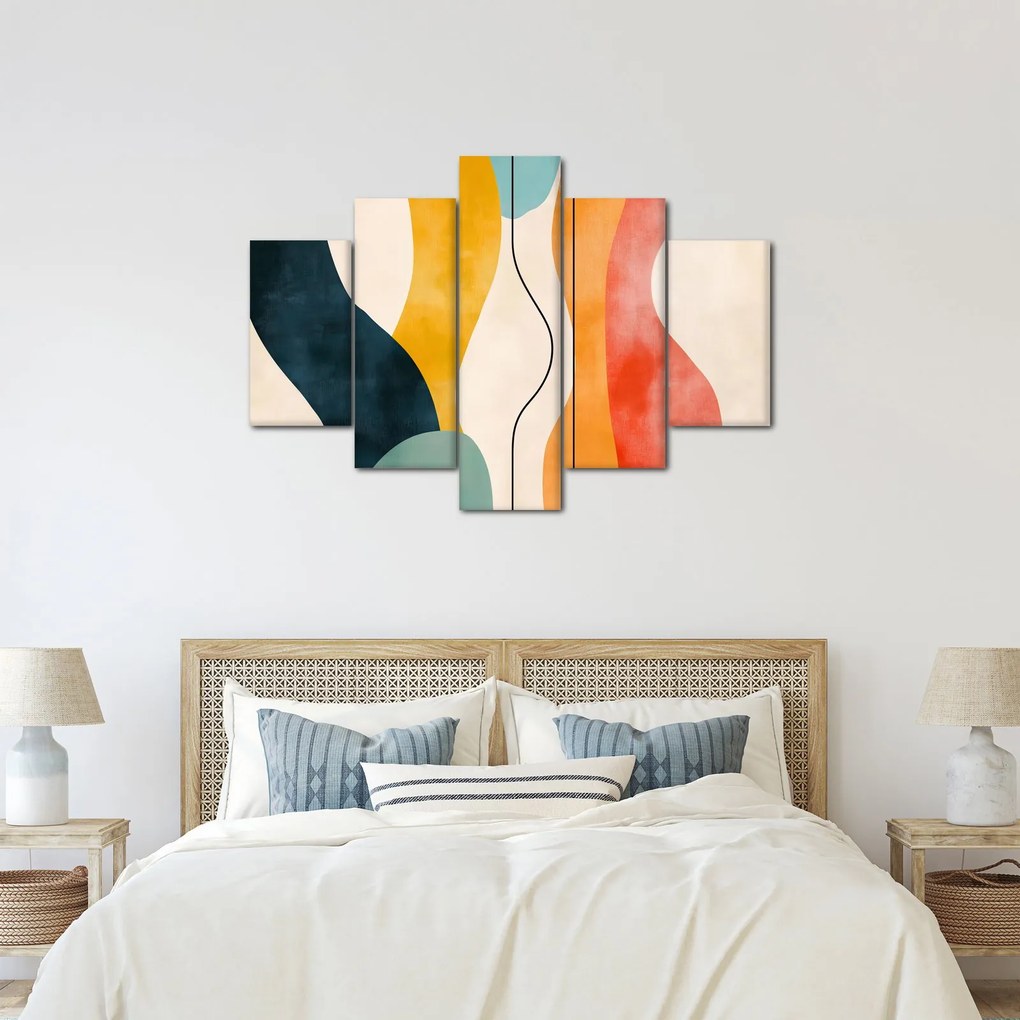 Tablou - Ilustrație colorată minimalistă II. (150x105 cm)