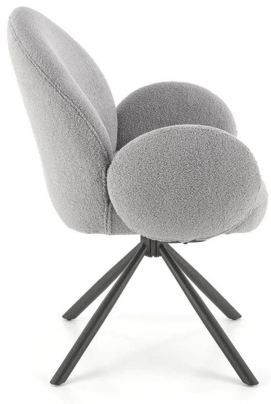 Scaun K498 tapitat gri