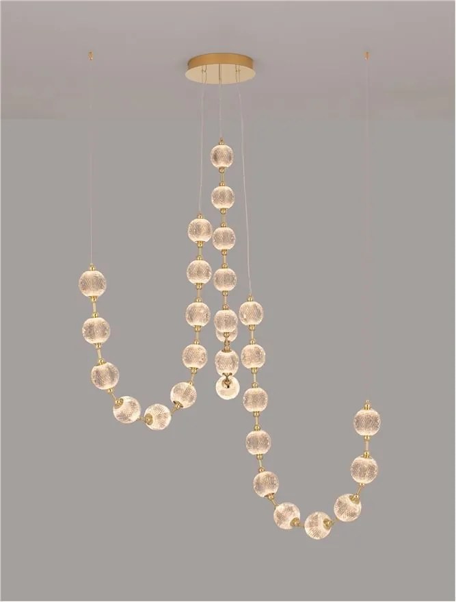 Lustra LED XXL suspendata moderna design elegant BRILLANTE