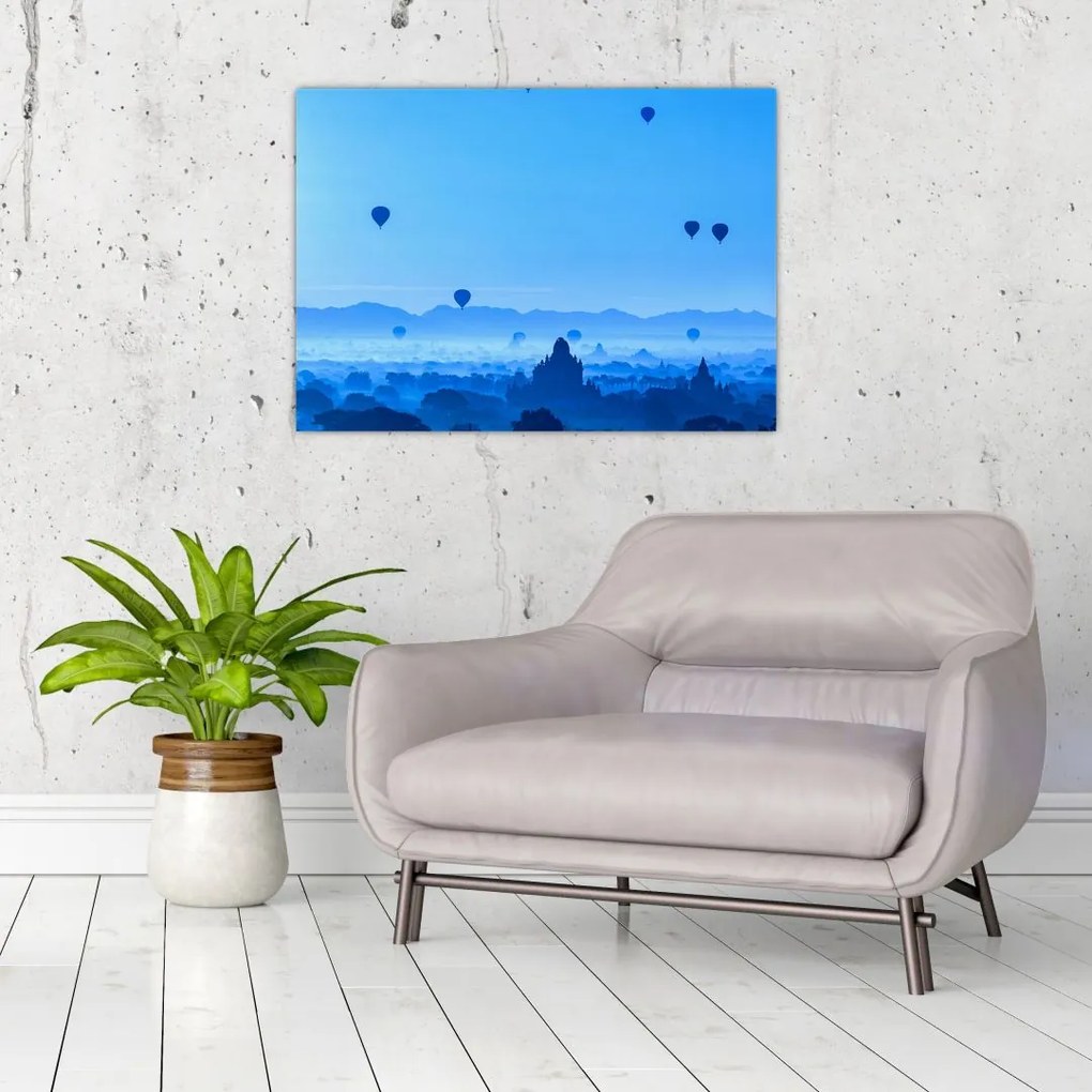 Tablou - Peisaj și săgeți (70x50 cm)