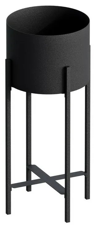 Suport metalic pentru flori GED-026, Mono negru