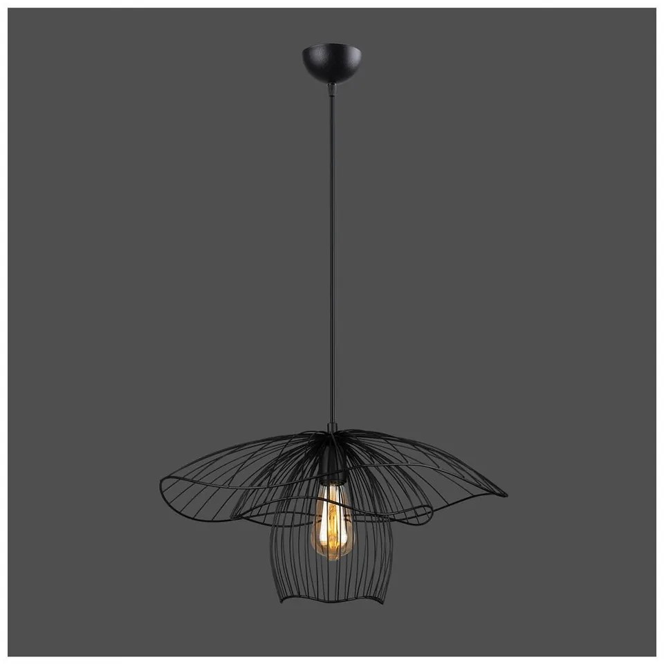 Lustră Squid Lighting Root, înălțime 123 cm, negru