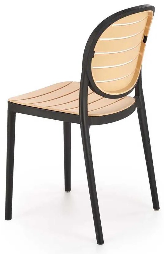 Scaun de bucătărie Josie, maro / negru