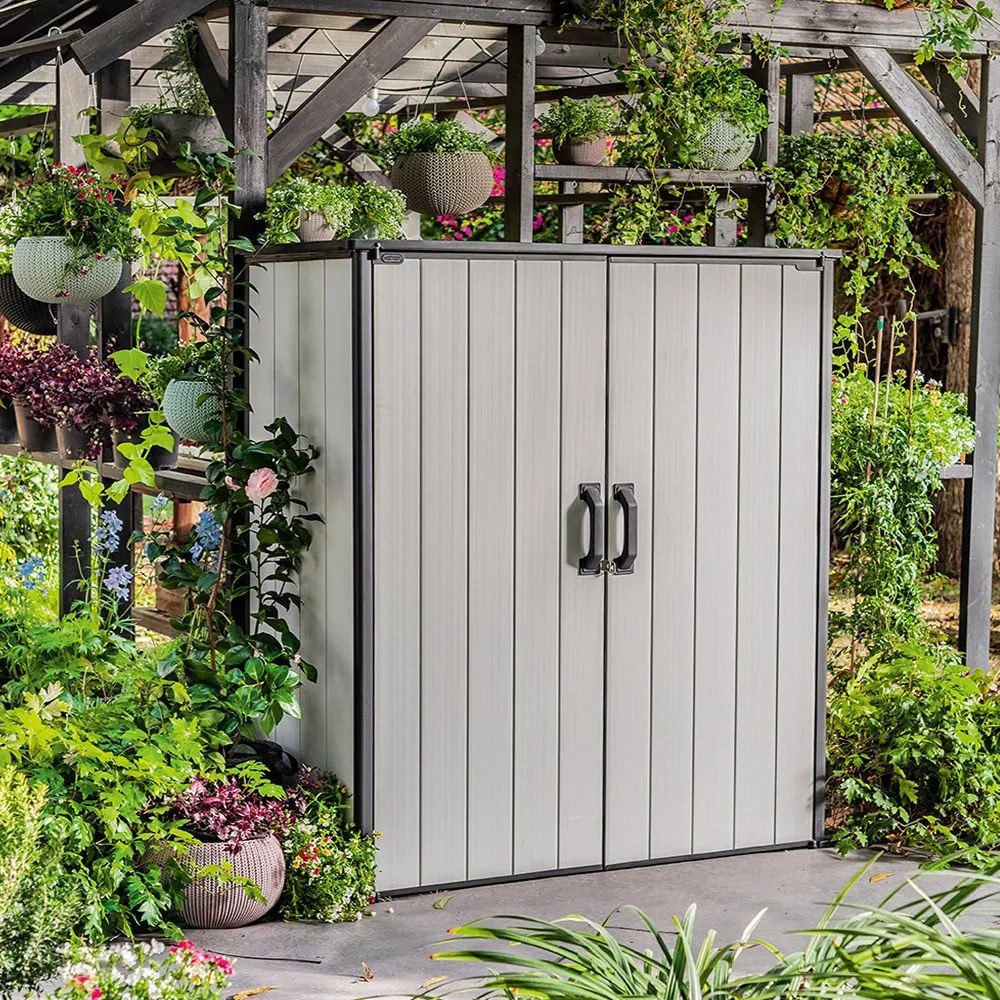 Depozitare grădină Premier High Store gri-maroniu