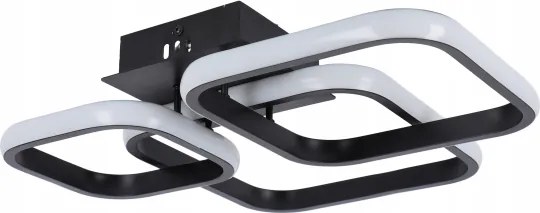 Plafonieră LED/38W/230V neagră