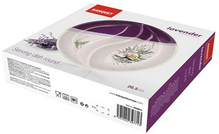 Castron rotund de servire Banquet LAVENDER 20,5 cm