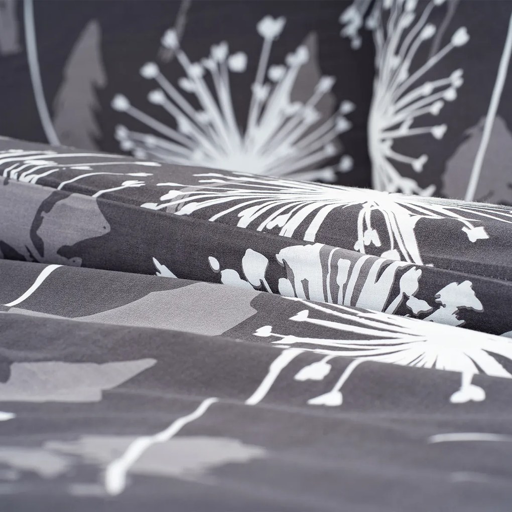 Lenjerie de pat din bumbac 4Home MidnightDandelions , 140 x 200 cm, 70 x 90 cm, 140 x 200 cm, 70 x 90 cm
