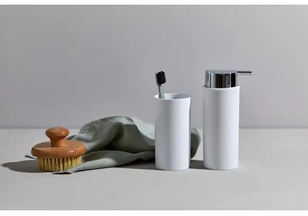 WENKO 24077800 - Set CALVO, 6,5 x 13 cm, alb/crom lucios