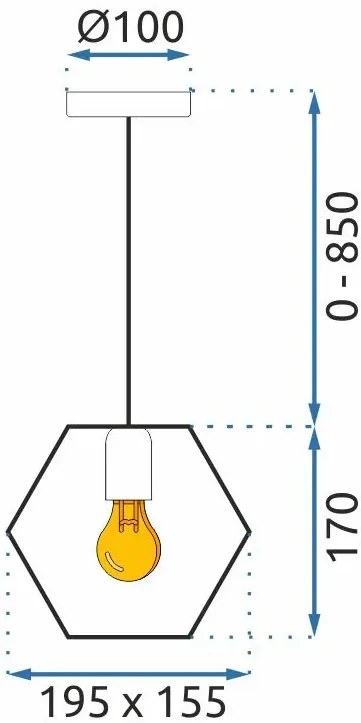 Lampă suspendată elegantă 5