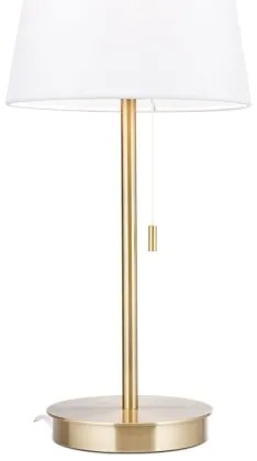 Lampă de masă cu port USB Orion LA 4-1205/1 LUDWIG 1xE27/40W/230V alb/auriu