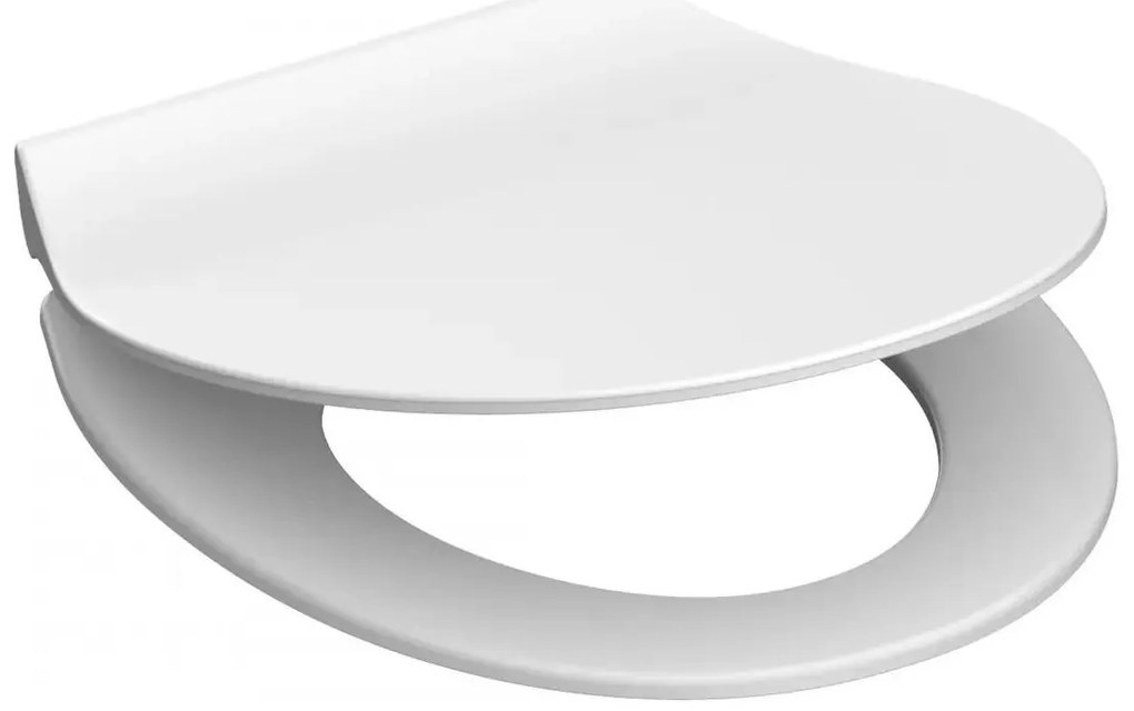 Capac WC SLIM WHITE, cu închidere SoftClose, din duroplast - Schütte 82700