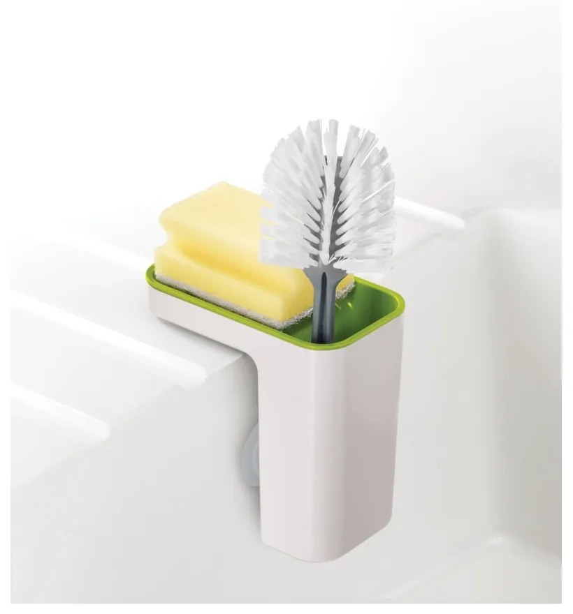 Recipient pentru detergenţi de vase Joseph Joseph Caddy SinkPod, alb - verde