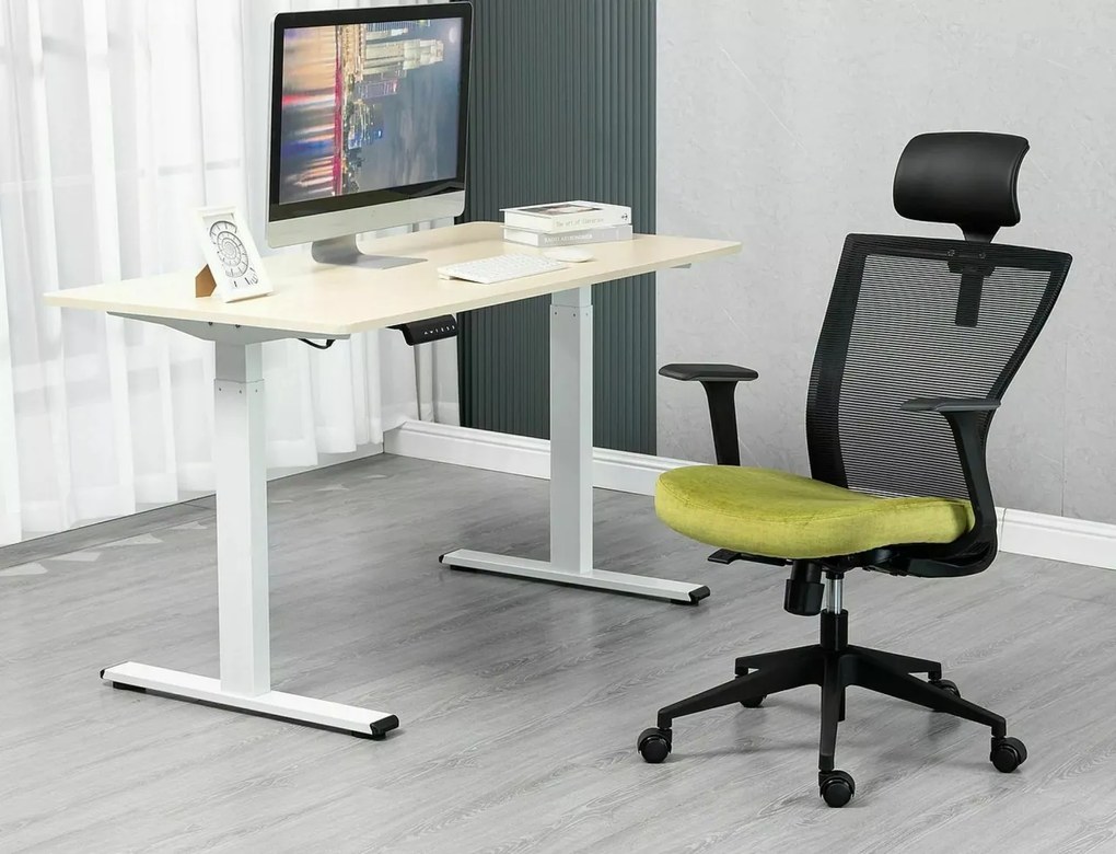 Scaun de birou Q328H negru/verde