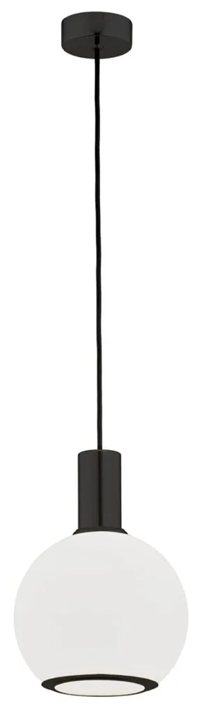 Lustra / Pendul design modern SAGUNTO 20cm, negru