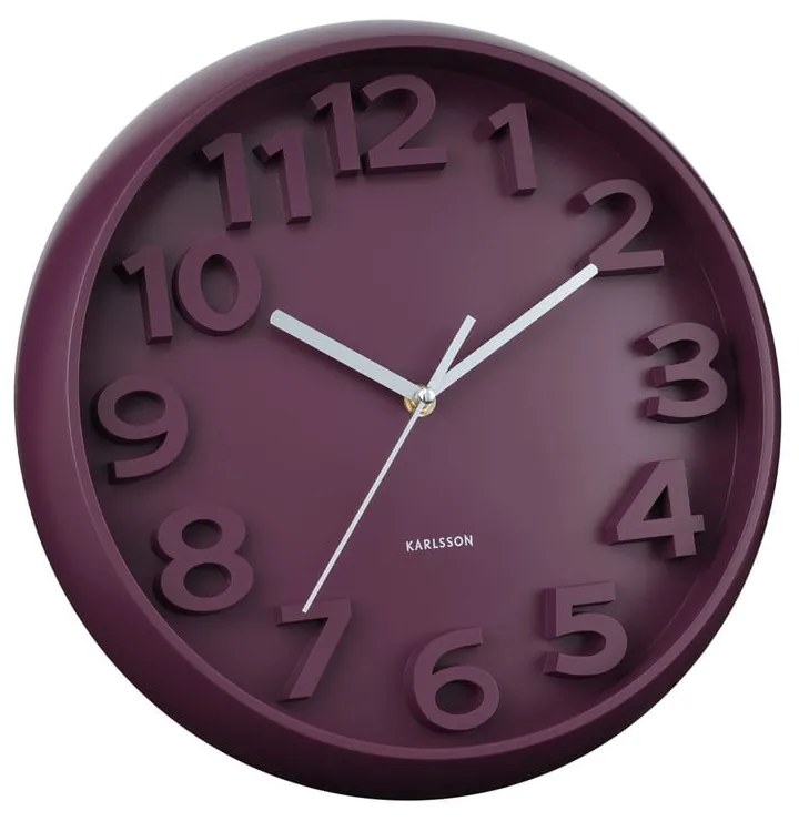 Ceas de perete ø 33,5 cm Elevated Classic Numbers – Karlsson
