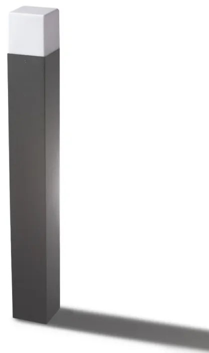 Stalp de iluminat exterior modern IP54 SORANO H-70cm gri