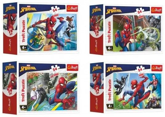 Minipuzzle-ul timpului lui Spiderman din 54 de piese