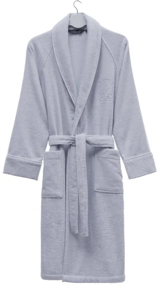 Halat unisex din modal DELUXE Alb / White XXL