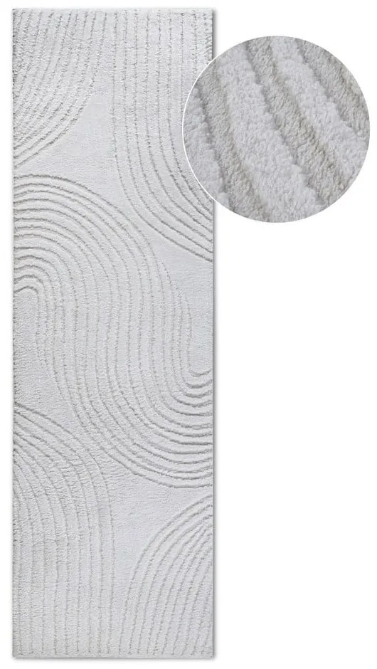 Covor tip traversă crem 80x240 cm Pigment Cream White – Elle Decoration