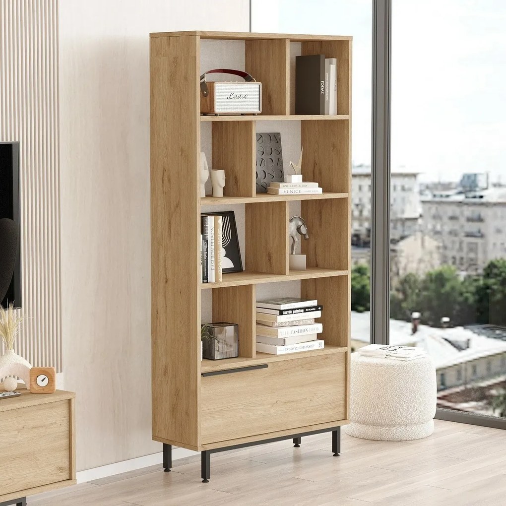 Bibliotecă One Walnut