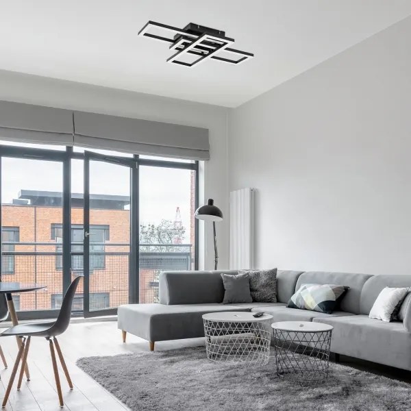 Rabalux 71394 - Plafonieră LED MERENI, dimabilă, 40W, 230V, 3000-6500K, cu telecomandă