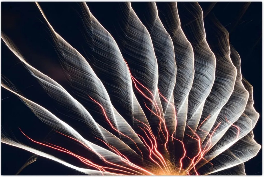 Tablou - Descărcare de lumini (90x60 cm)