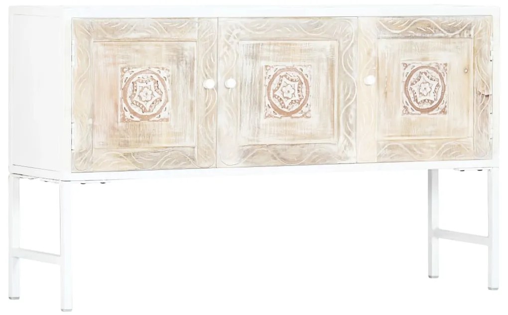 247705 vidaXL Dulap lateral, 120 x 30 x 70 cm, lemn masiv de mango