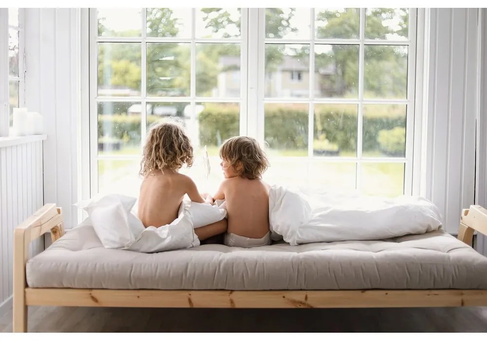 Canapea extensibilă maro roșcat 204 cm Grab - Karup Design