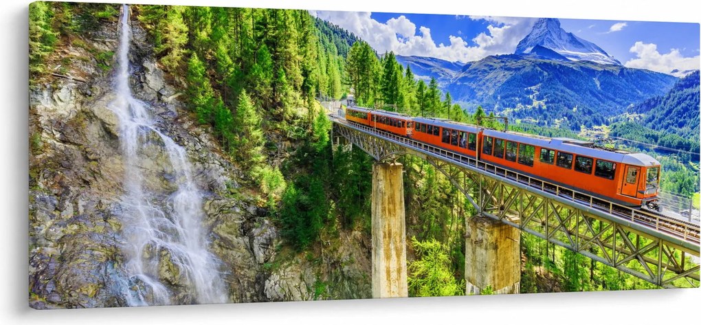 Tablou - Matterhorn, Zermatt, Valais, Elveția (120x50 cm)